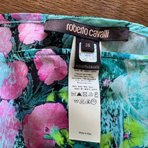 Roberto Cavalli size 38 cover up tunic top - Picture 5 of 6